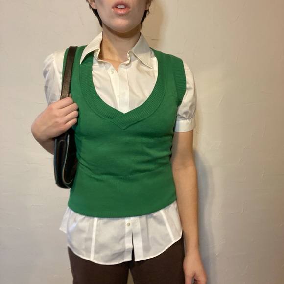 90s Miu Miu Brown Leather Handbag - Picture 5 of 8